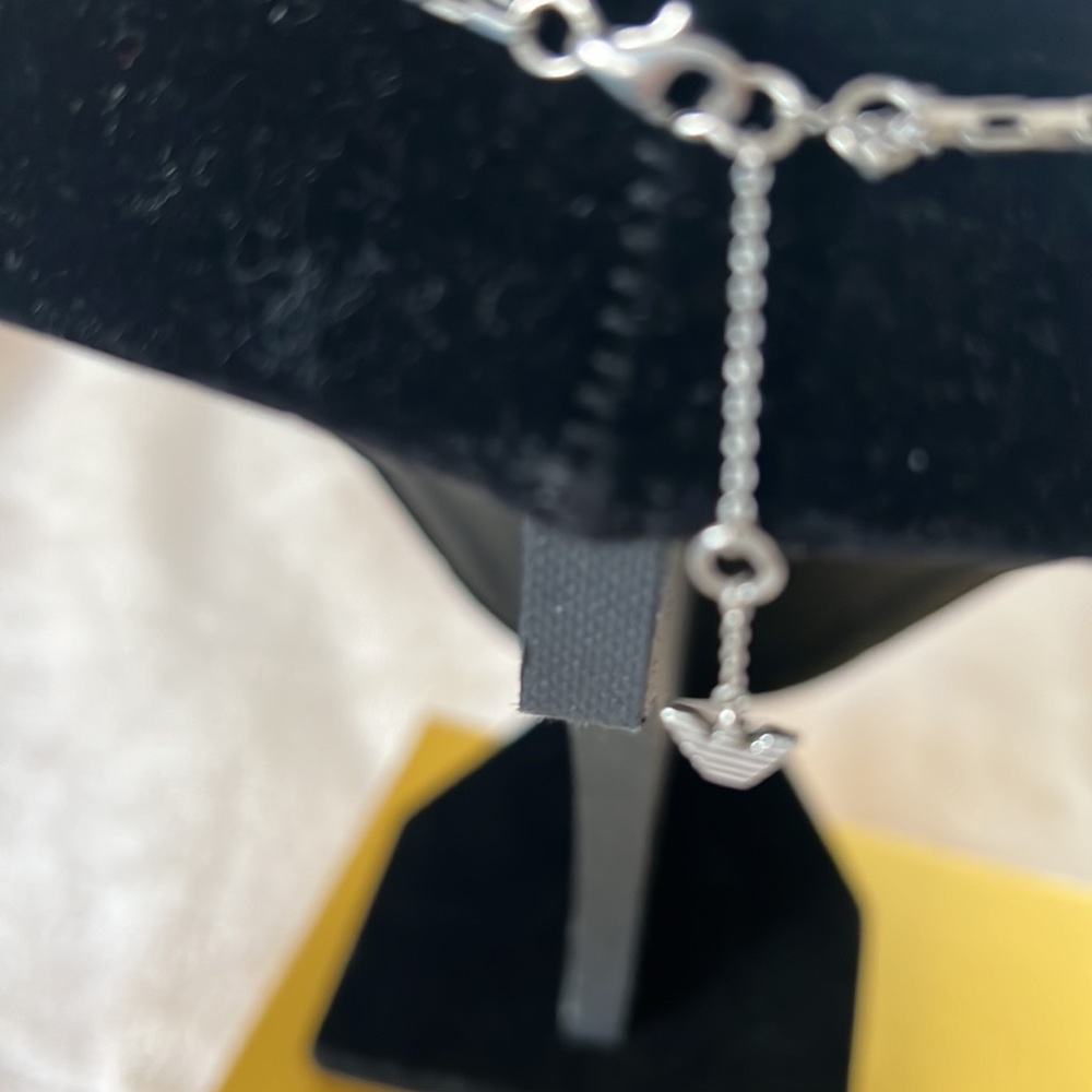 Emporio Armani with Jade stone pendant necklace - Picture 3 of 5